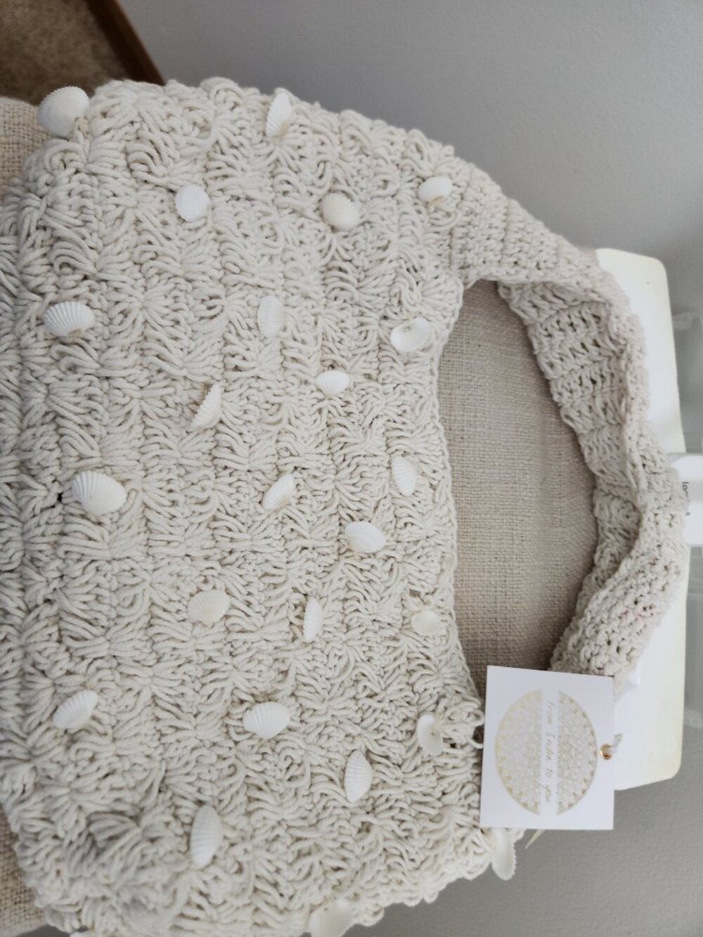 Crochet shell purse - Picture 2 of 8